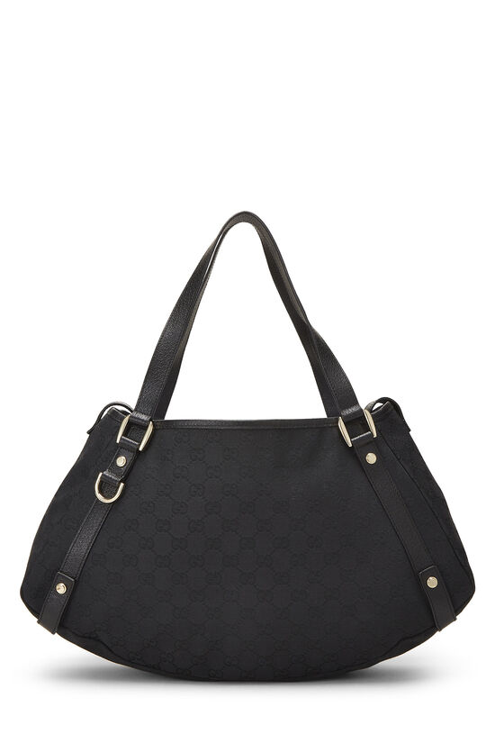 Black Original GG Canvas Abbey Tote, , large image number 0