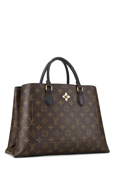 Louis Vuitton Black Monogram Canvas Flower Tote — photo 2