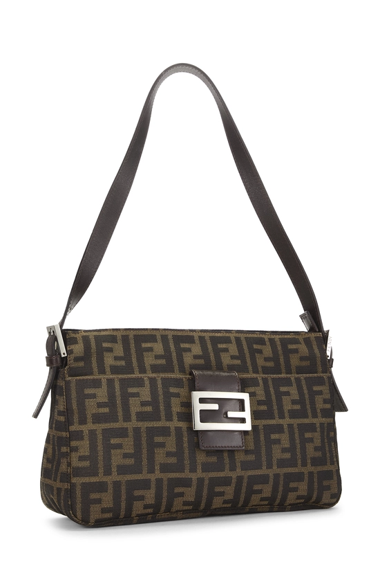 Brown Zucca Canvas Shoulder Bag, , large image number 1