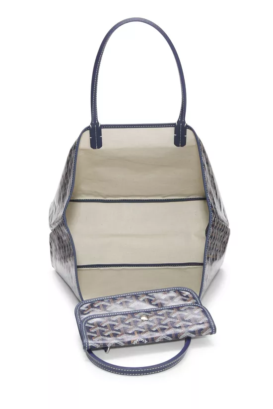 Navy Goyardine Canvas Saint-Louis PM, , large image number 5