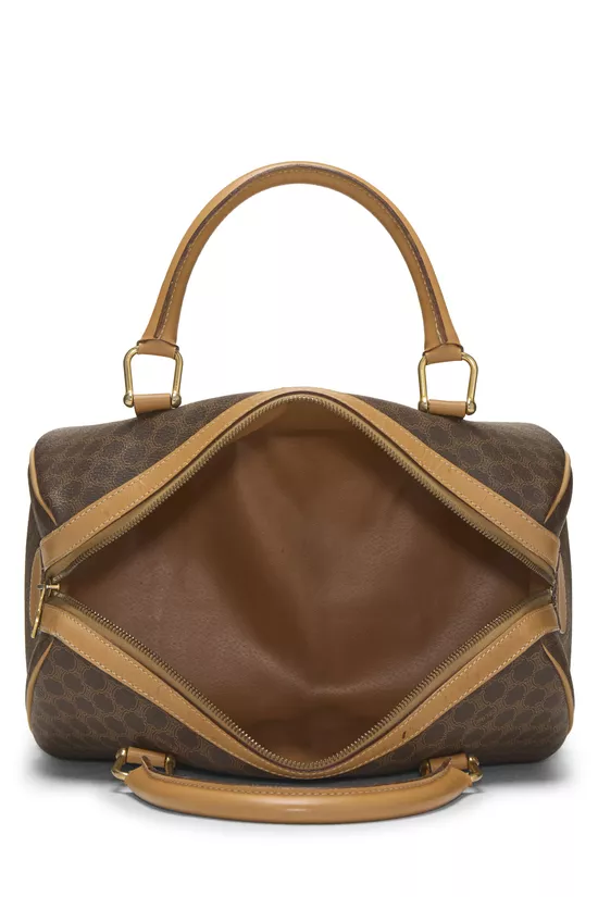 Brown Coated Canvas Macadam Handbag, , large image number 5