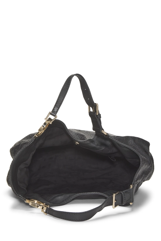 Black Guccissima Charlotte Tote Large, , large image number 5