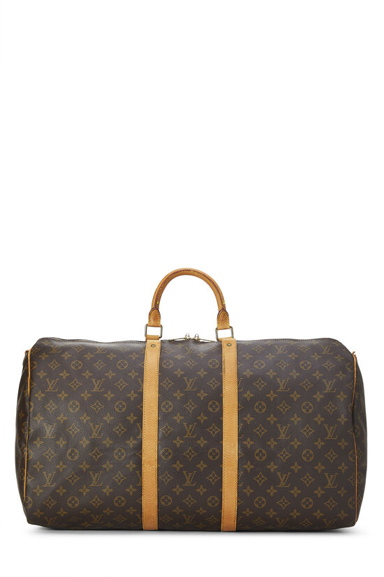 Vuitton Monogram Canvas Keepall Bandouliere 55 What Goes Around Comes