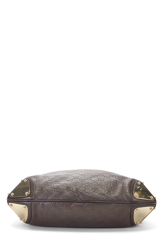 Brown Guccissima Leather Indy Hobo, , large image number 4