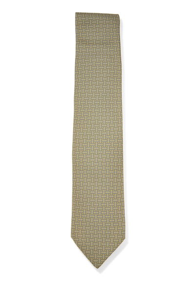 Yellow Silk Tie