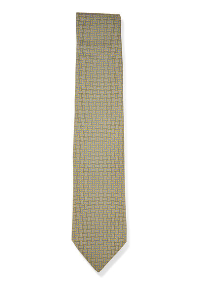 Yellow Silk Tie