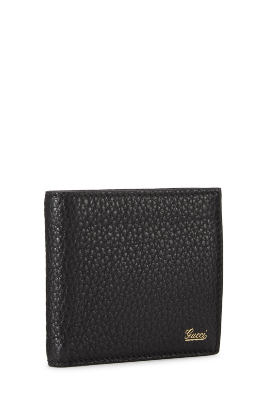 Black Leather Bifold Wallet, , large image number 1