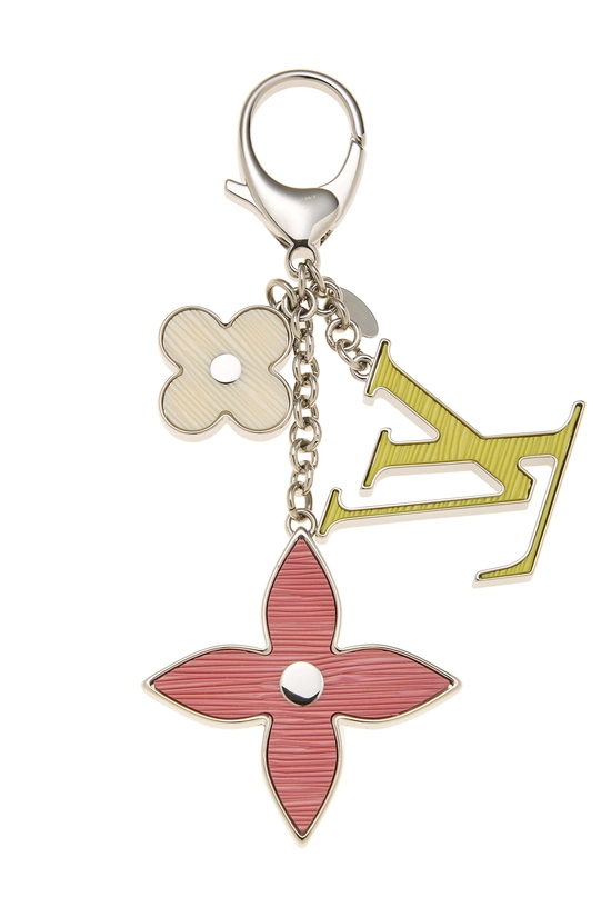 Multicolor SIlver Fleur d'Epi Bag Charm, , large image number 1