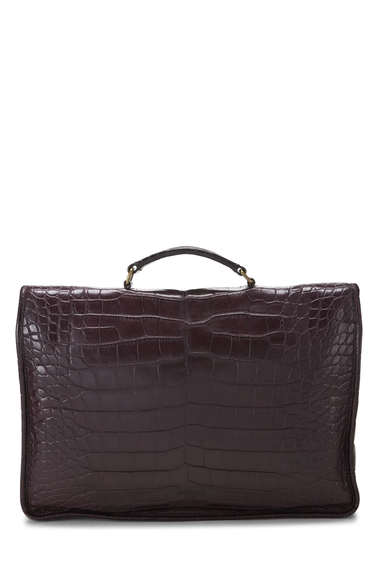 Purple Alligator Briefcase, , large image number 3