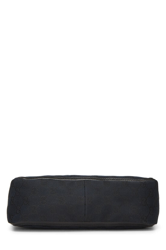 Black GG Canvas Abbey Shoulder Bag, , large image number 4