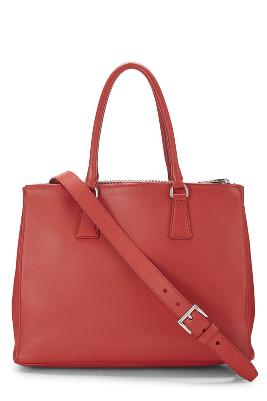 Red Calfskin Shopping Bag Medium, , large image number 3