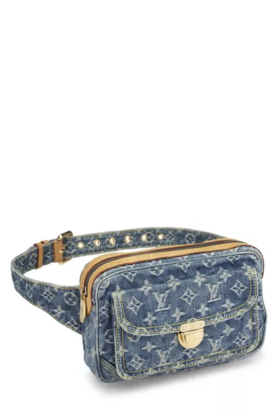 Monogram Denim Bumbag, , large