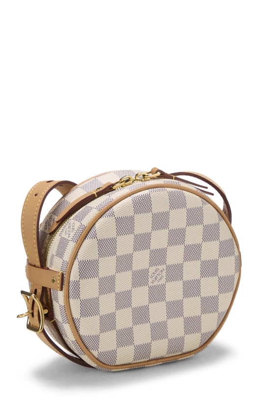Damier Azure Boite Chapeau Souple PM, , large image number 1
