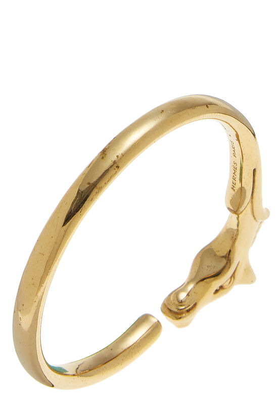 Gold Horse Head Bracelet, , large image number 1