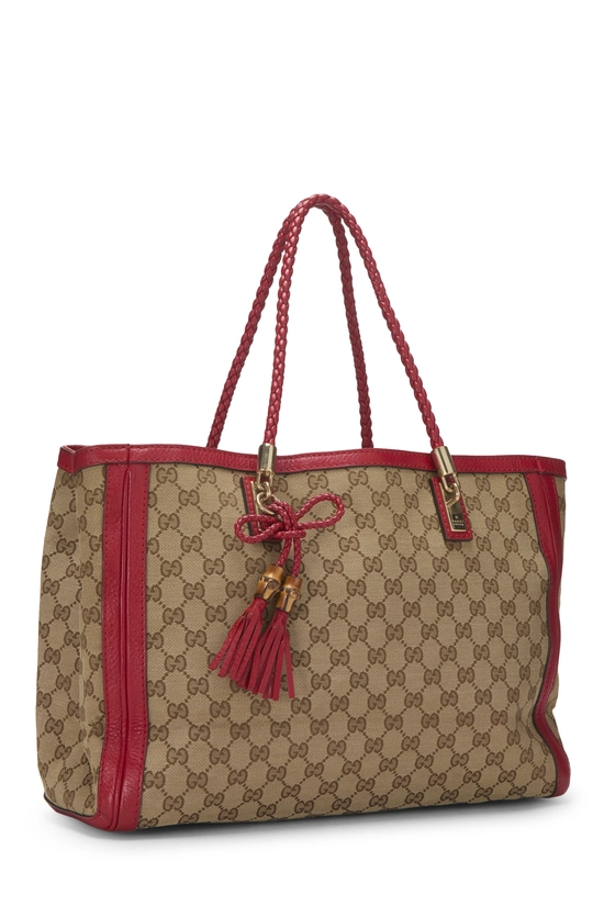 Red Original GG Canvas Bella Tote, , large image number 1