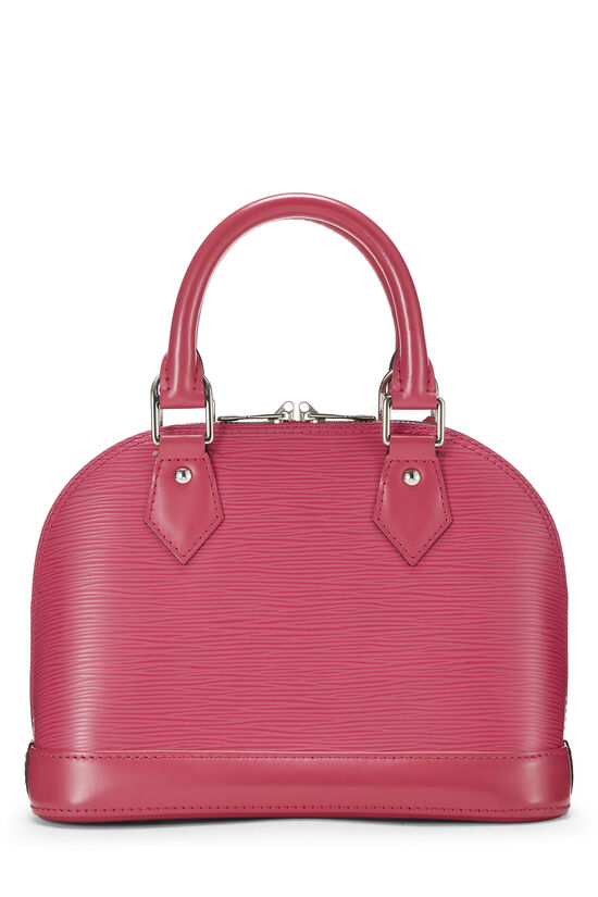 Louis Vuitton Pink Epi Alma BB Small