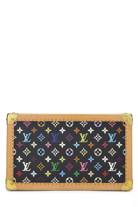 Takashi Murakami x Louis Vuitton Black Monogram Multicolore Canvas Boite Pharmacie, , large image number 4
