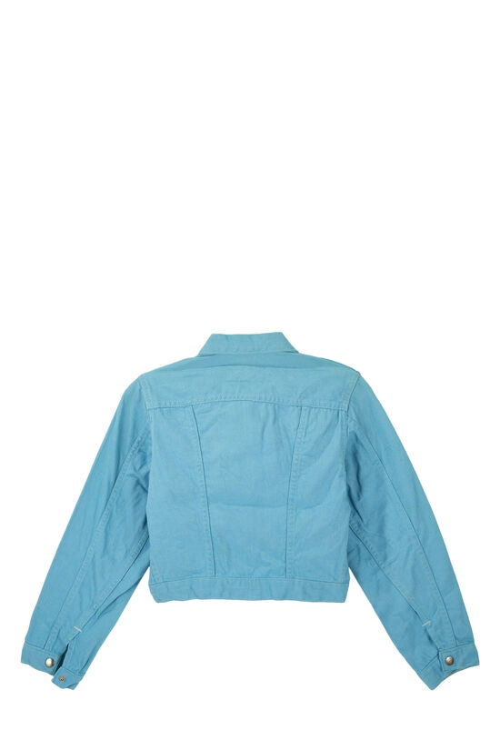 Turquoise Denim Blue Bell Wrangler Jacket, , large image number 1