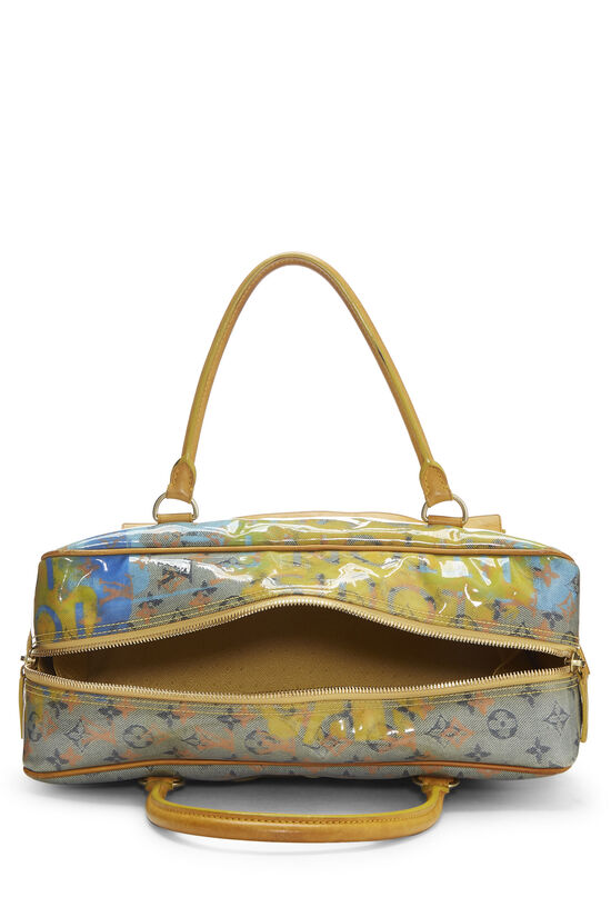 Louis Vuitton, Bags, Limited Edition Authentic Louis Vuitton Prince Jaune  Denim Weekender Bag