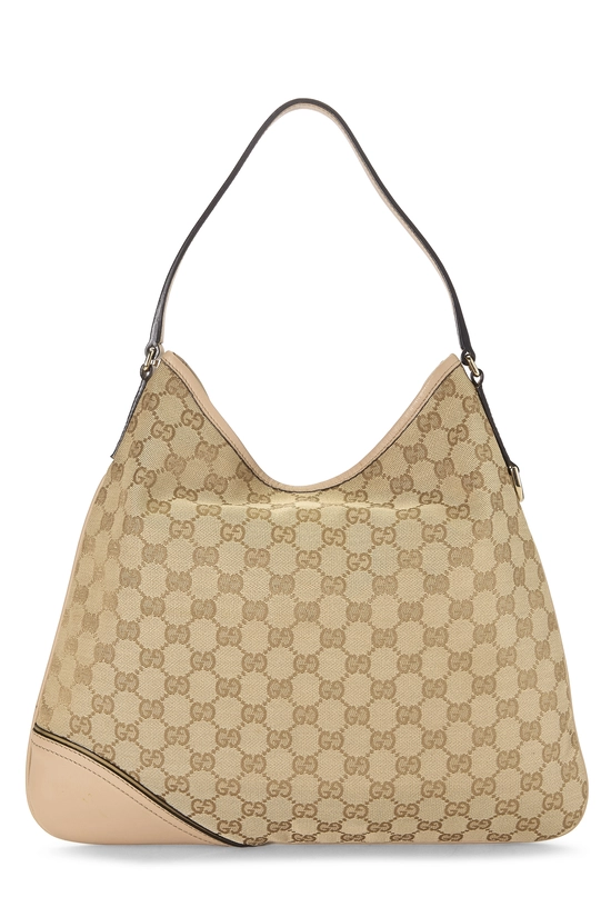 Pink Original GG Canvas Britt Hobo, , large image number 3