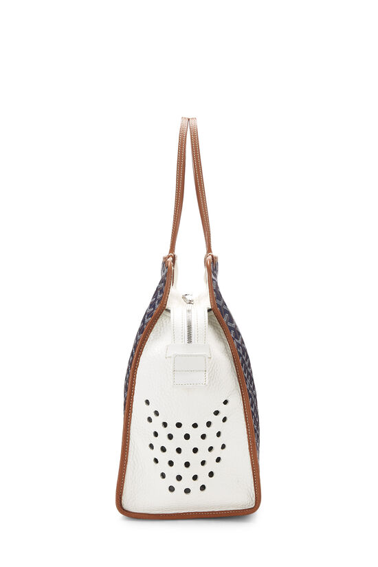 Navy Goyardine Canvas Hardy PM QEB05P0LNF000 | WGACA 