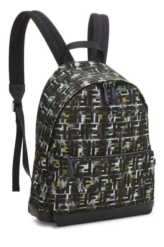 Multicolor Zucca Nylon Backpack, , large image number 2