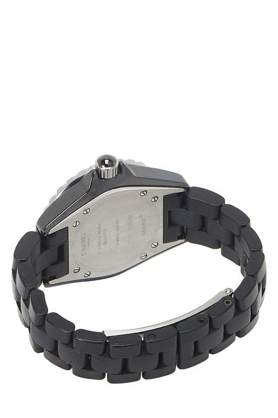 Black Ceramic J12 33mm Watch, , large image number 1