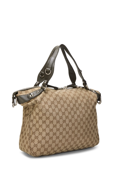 Gucci Original GG Canvas Icon Bit Zip Tote Large — photo 2