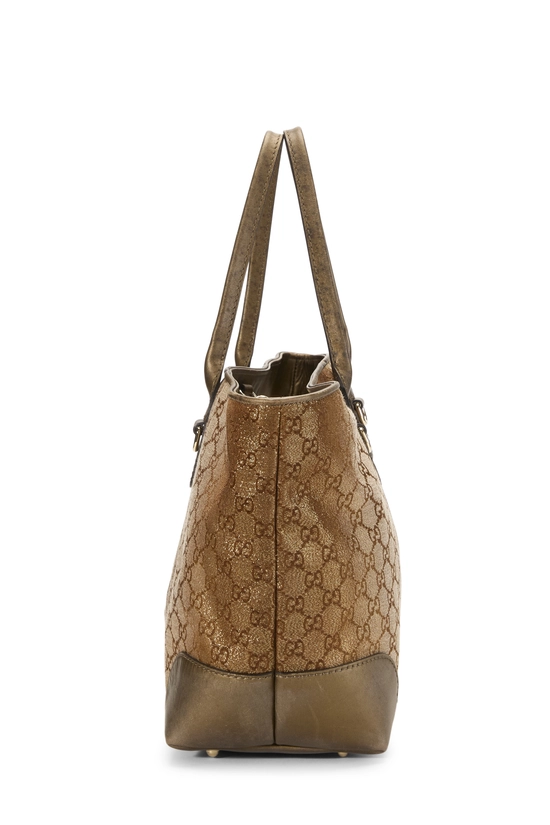 Gold GG Lurex Heart Bit Tote, , large image number 2