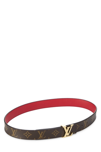 Monogram Initials Reversible Belt 75, , large