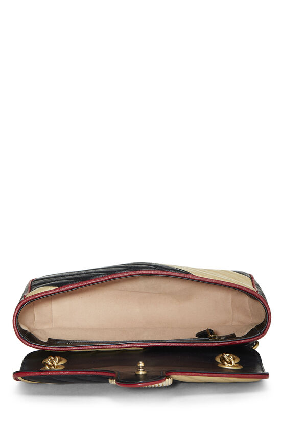 Multicolor Leather Torchon GG Marmont Shoulder Bag Small, , large image number 5