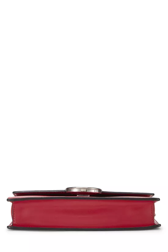 Red Leather 'F is Fendi' Wallet On Chain (WOC), , large image number 4