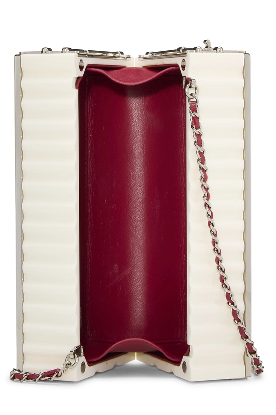 White Lucite Shipping Container Bag, , large image number 5