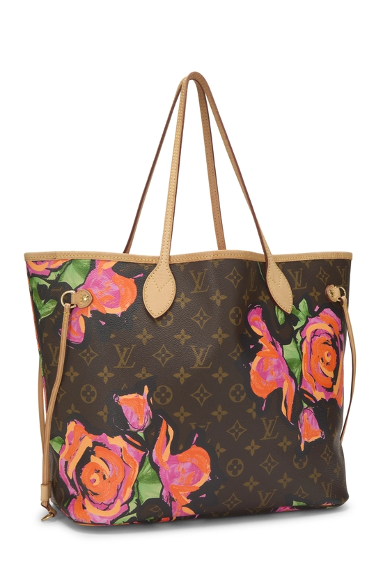 Stephen Sprouse x Louis Vuitton Monogram Canvas Roses Neverfull MM, , large image number 1