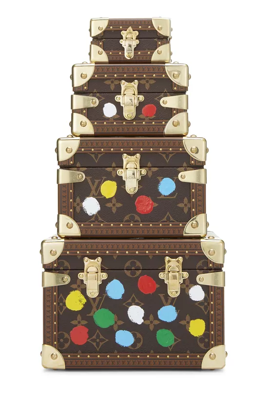 Yayoi Kusama x Louis Vuitton Monogram Multicolor Dots Malle Pyramide, , large image number 0