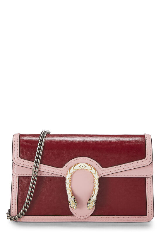 Pink Leather Dionysus Shoulder Bag Super Mini, , large image number 0