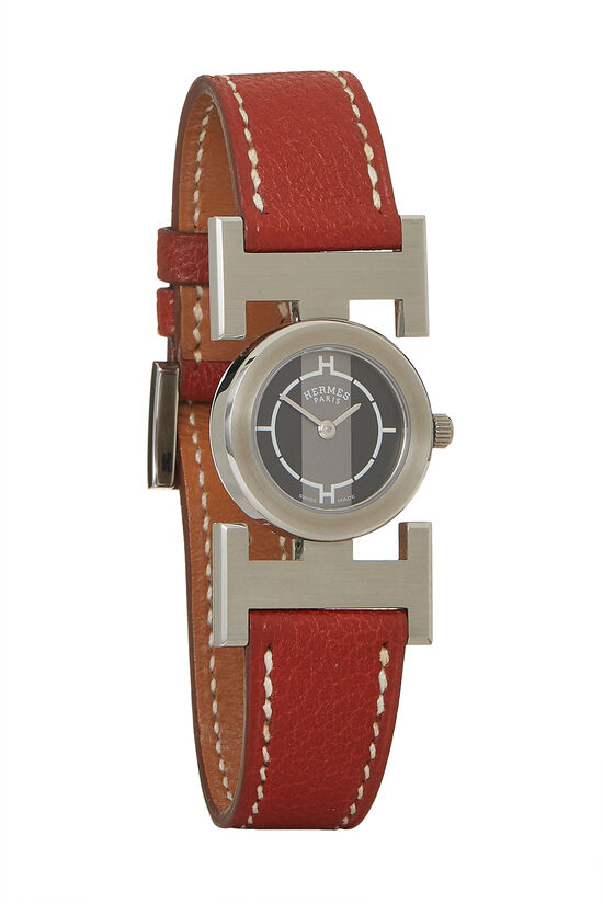 Red & Stainless Steel Paprika Watch, , large image number 1