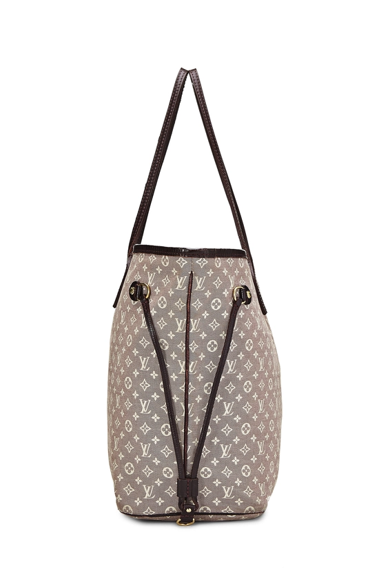 Burgundy Monogram Idylle Neverfull MM, , large image number 2