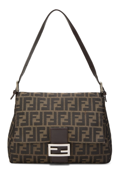 Fendi Brown Zucca Canvas Mama