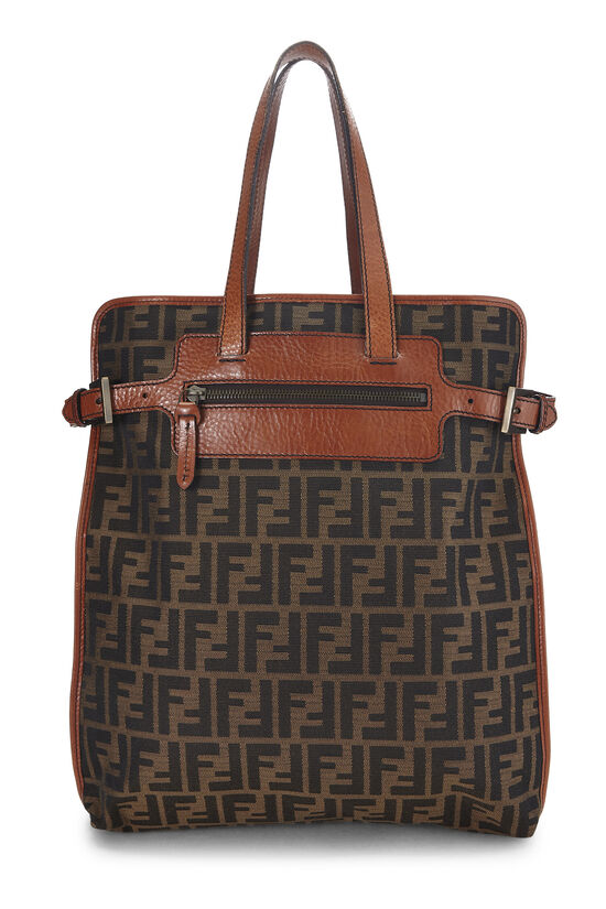 Brown Zucca Canvas Tote, , large image number 1