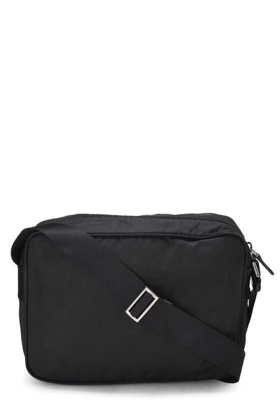 Black Nylon Shoulder Bag Small, , large image number 3