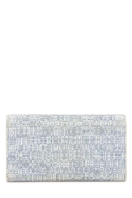 Blue Tweed Deauville Wallet, , large image number 2