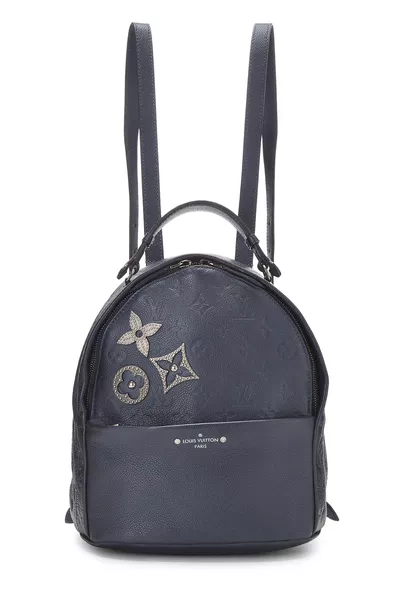 Louis Vuitton Bleu Infini Monogram Empreinte Pins Sorbonne Backpack
