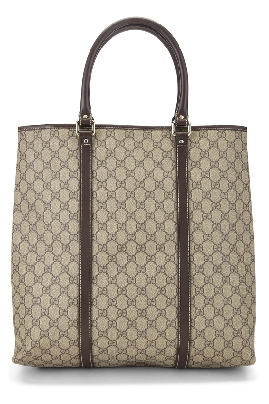 Brown GG Supreme Canvas Plus Tote, , large image number 3