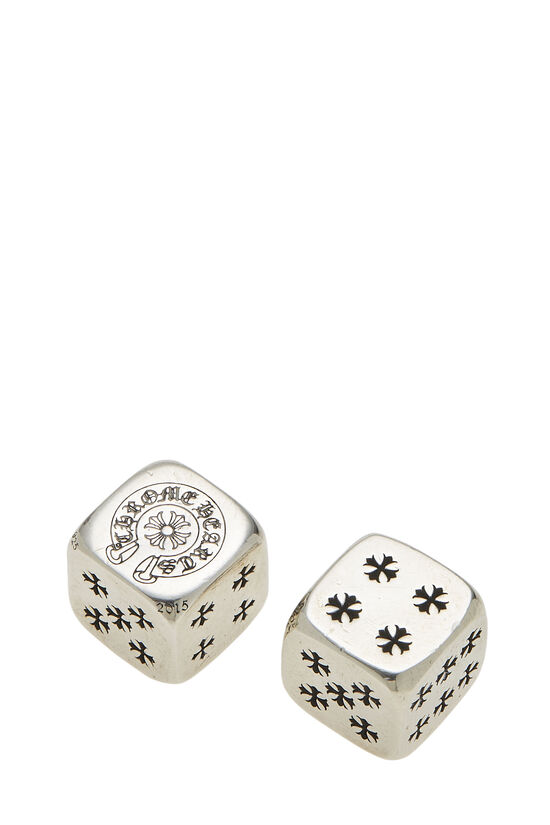 Chrome Hearts Sterling Silver Logo Dice QZH0N42OVB000