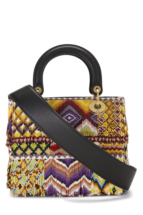 Multicolor Embellished Lady Dior Medium, , large image number 3