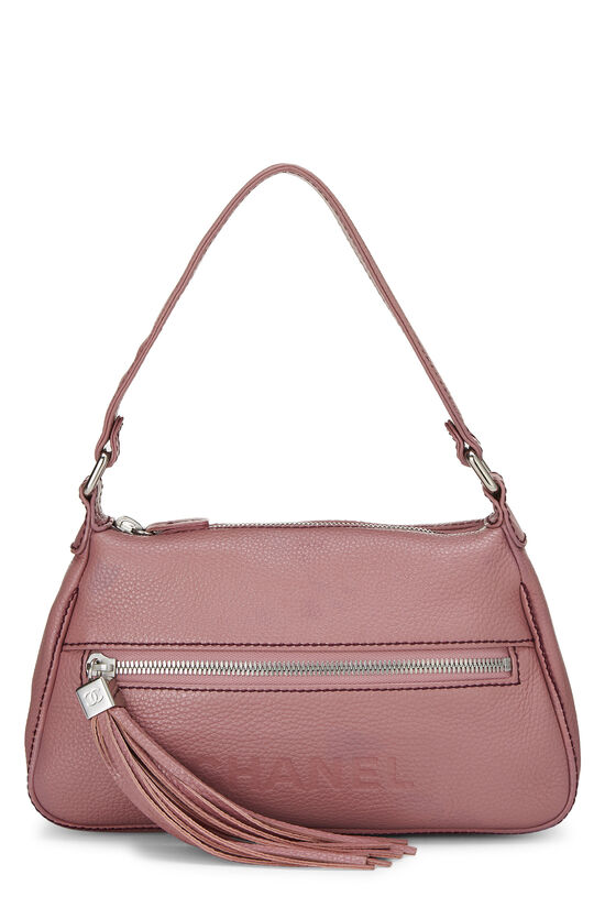 chanel pink and black handbag new
