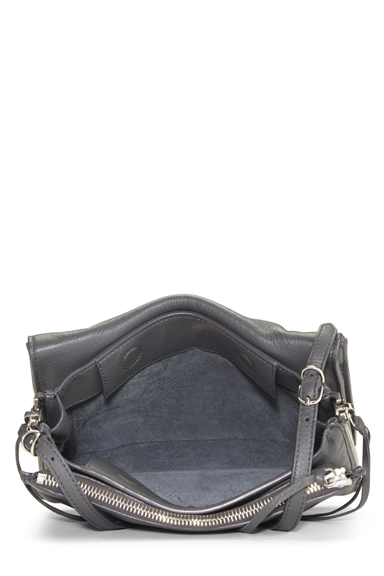 Grey Calfskin Papier Sight Zip Around Clutch, , large image number 5