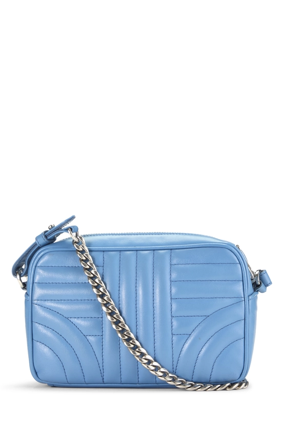 Blue Calfskin Diagramme Camera Bag Small, , large image number 3