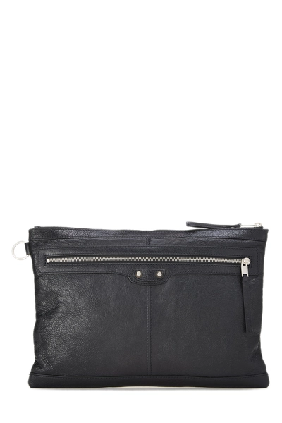 Black Agneau Clutch